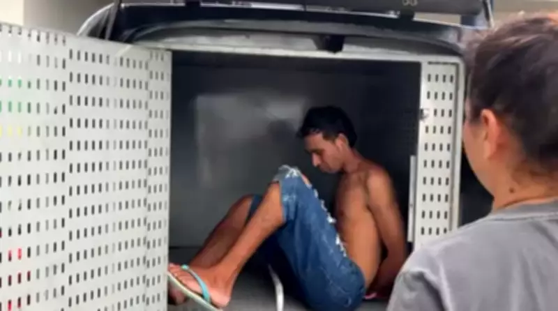 Homem é preso no AM suspeito de enforcar mãe e atacar jovem com terçado