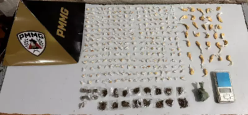 Homem é preso por tráfico de drogas e suspeito de furto de R$ 25 mil em Montes Claros