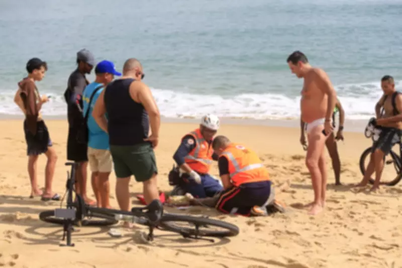 Homem é reanimado após afogamento na Praia do Meireles em Fortaleza