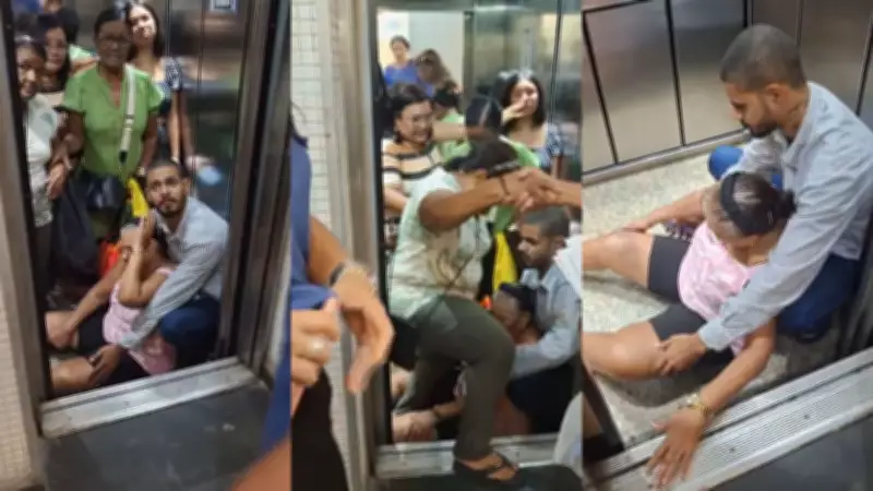 Homem relata queda de elevador de nove andares em galeria do Recife: 'Porta aberta e despencou'