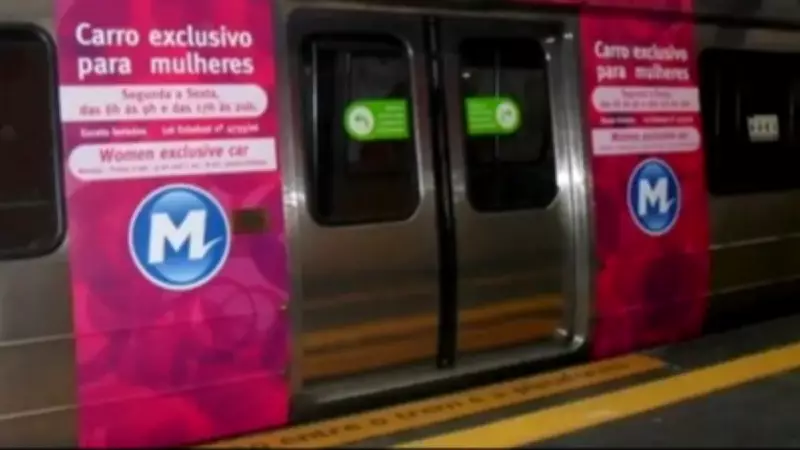 Homens invadem vagão feminino no metrô do Rio após lei de 24 horas entrar em vigor