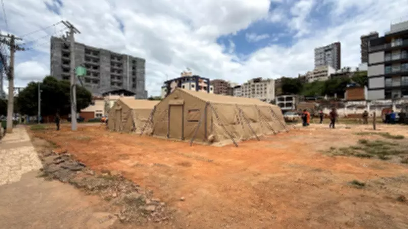 Hospital de Campanha é Montado em Ubá Após Chuvas que Deixaram 7 Mortos