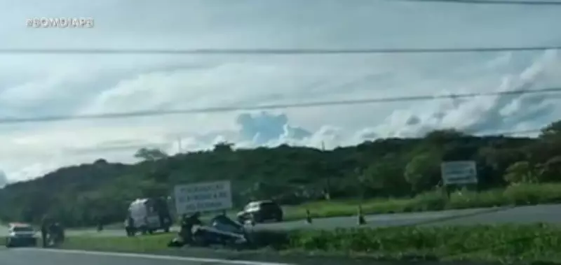 Idosa de 83 anos morre em acidente grave na BR-230, em Campina Grande