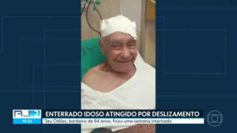 Idoso com leucemia morre após ser atingido por deslizamento em Niterói