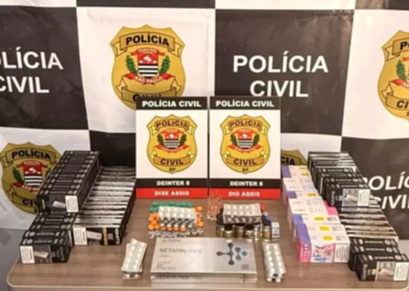 Idoso de 62 anos é preso com cigarros eletrônicos e produtos ilícitos em Assis, SP