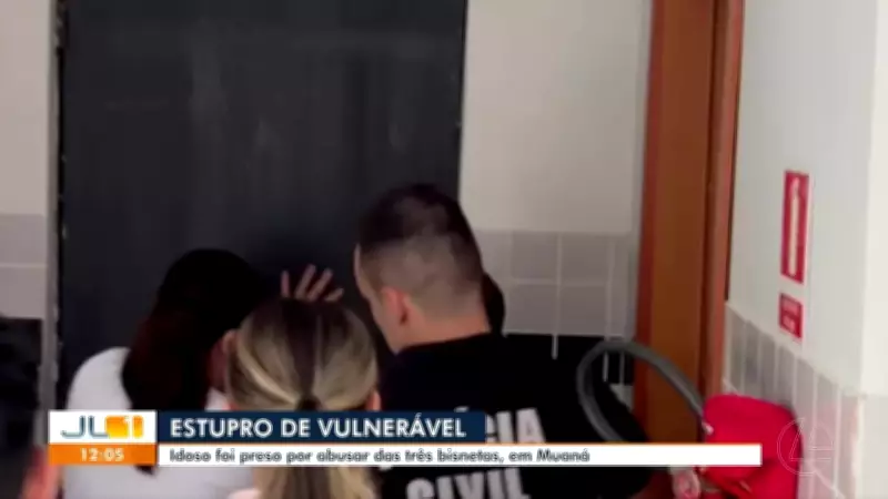 Idoso de 73 anos é preso por suspeita de estupro de três bisnetas em Muaná, Pará