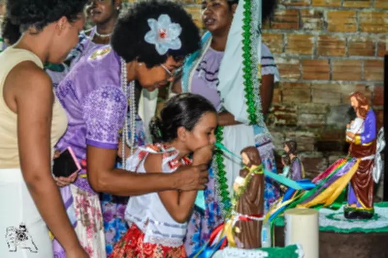 Imagem Peregrina de São José Visita Estúdio da Rede Amazônica em Macapá