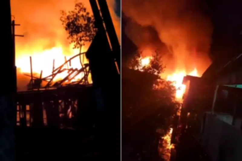 Incêndio devasta sete moradias na Vila dos Pescadores em Cubatão, São Paulo