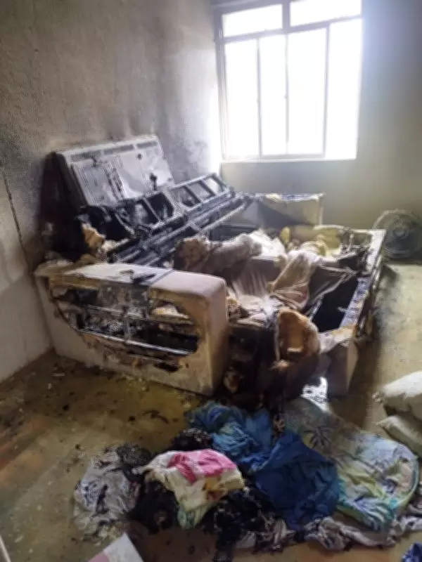 Incêndio em Juiz de Fora: Criança de 5 anos com isqueiro provoca fogo que destrói apartamento