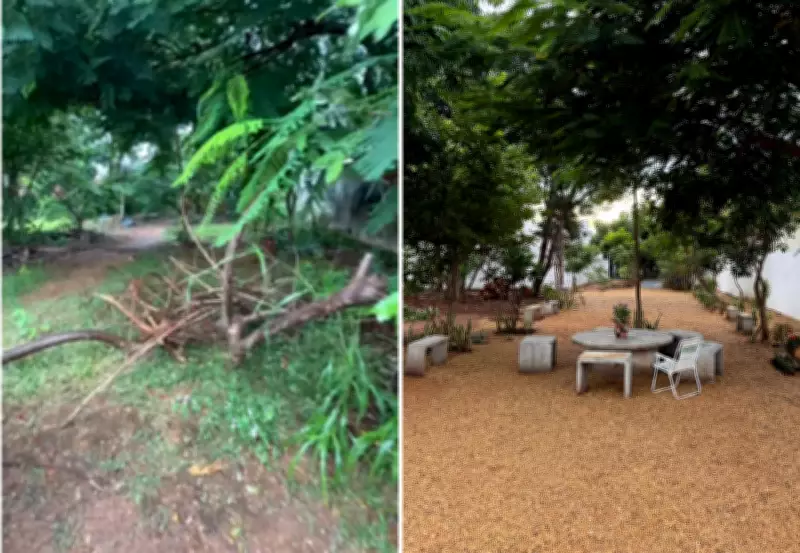 Influenciador lidera reforma de beco em Palmas que era depósito de lixo