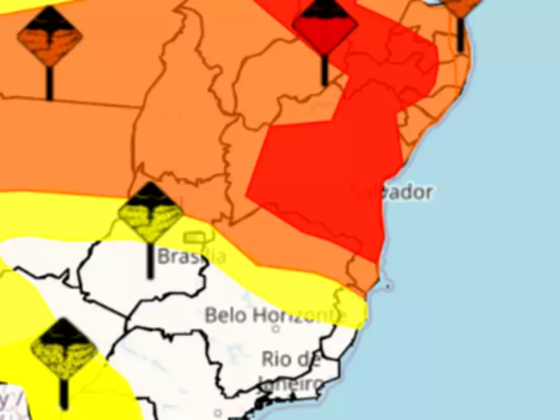 INMET emite alerta vermelho para 11 cidades do Leste de Minas Gerais