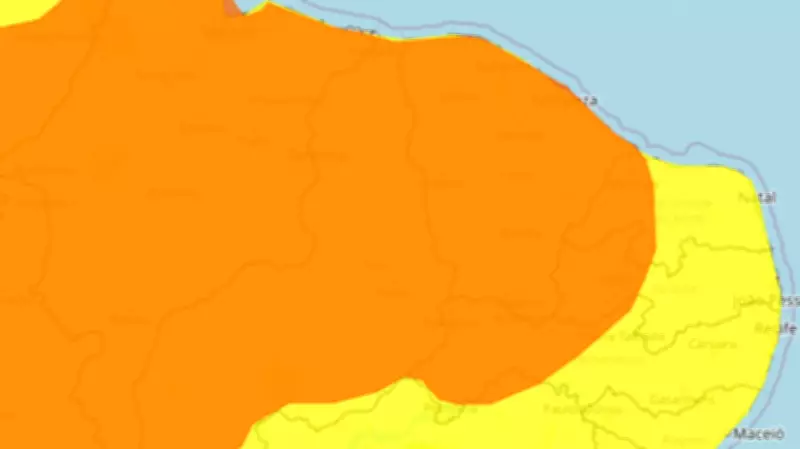 Inmet renova alertas de chuvas intensas para Pernambuco com perigo em 18 municípios