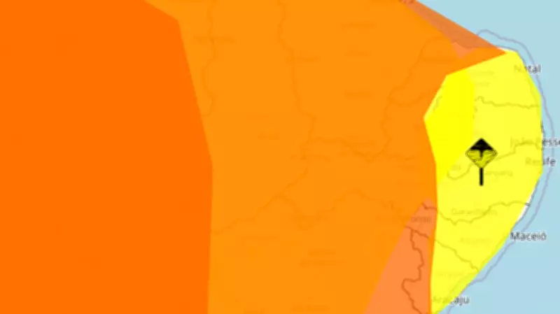 Inmet renova alertas laranja e amarelo para chuvas intensas em Pernambuco