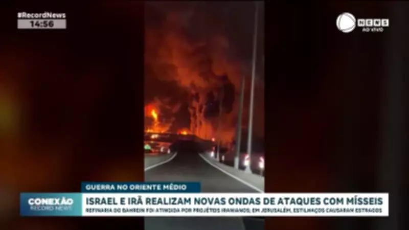 Irã e Israel intensificam conflito com novos ataques de mísseis e drones