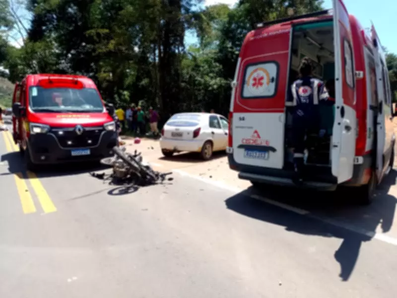 Irmãos perdem a vida em colisão entre moto e carro na rodovia MG-111 em Manhumirim