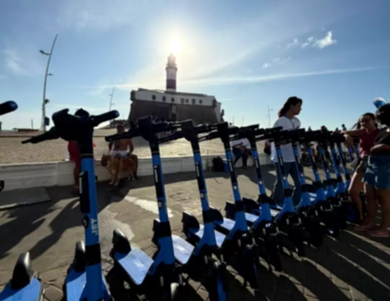 Irmãos são presos em Salvador por roubos praticados com patinetes elétricos