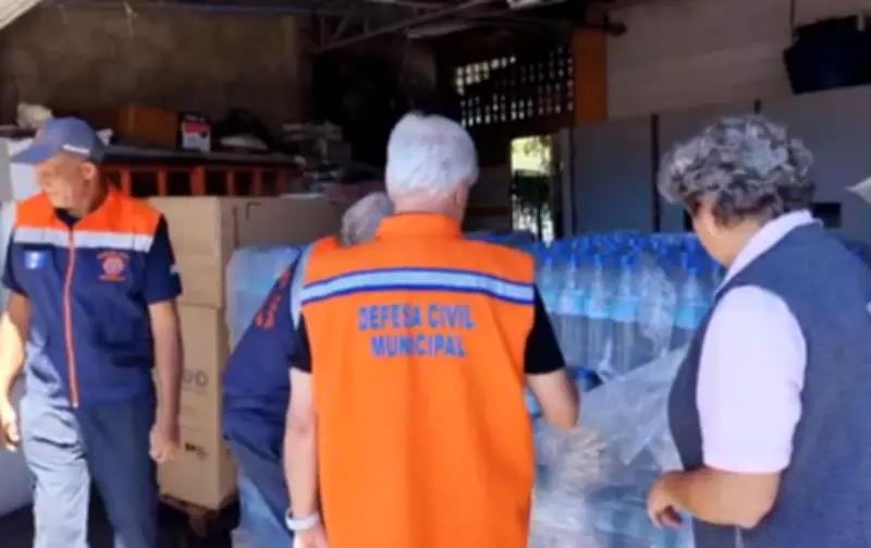 Itatiba recebe ajuda humanitária após temporal que inundou casas e comércios