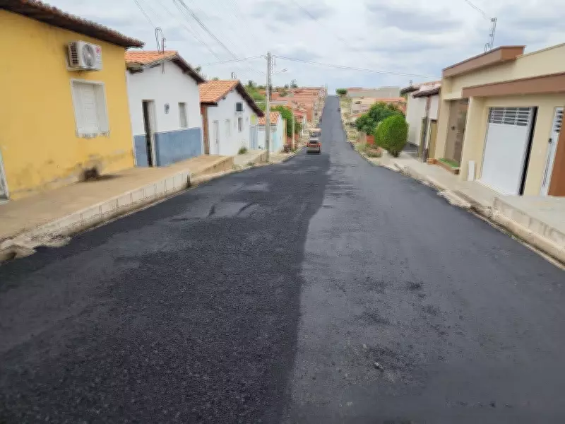 Jacobina do Piauí ganha pavimentação asfáltica de 8.770 m² com investimento de R$ 1 milhão