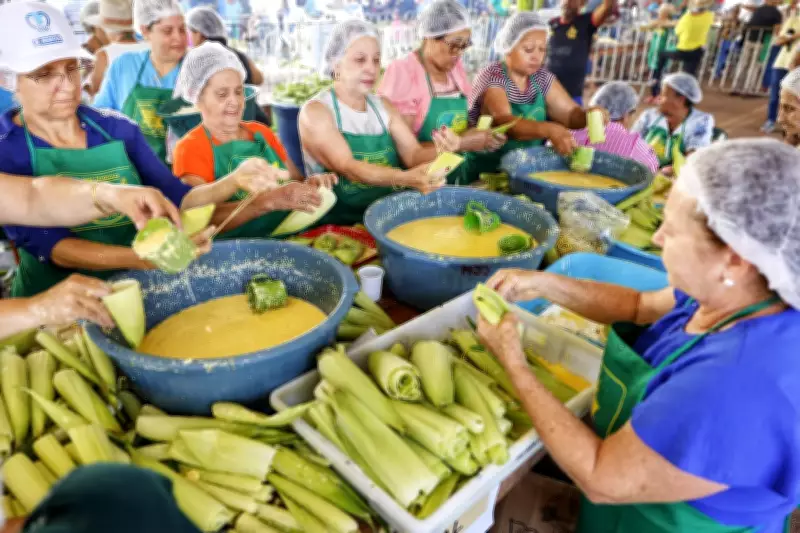 Jesúpolis em Goiás prepara maior pamonhada do mundo com 35 mil unidades e entrada gratuita