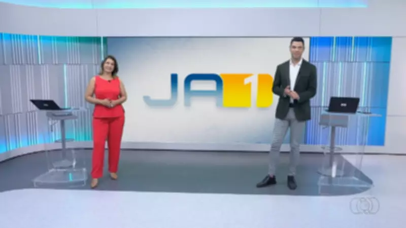 Jornal Anhanguera exibe notícias de Goiás em sua primeira edição de terça-feira