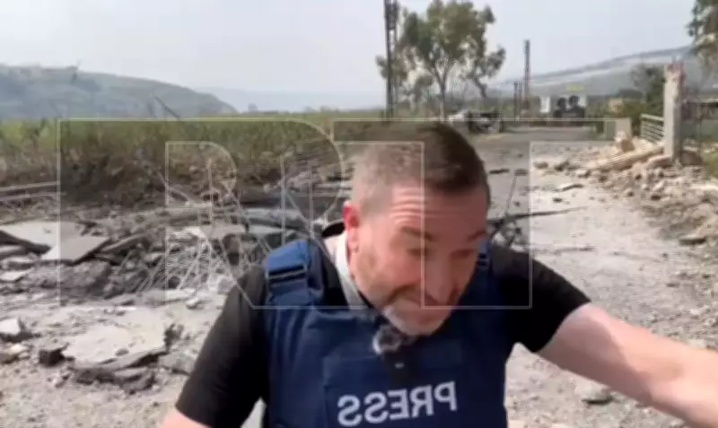 Jornalista britânico escapa por milagre de míssil em transmissão no sul do Líbano