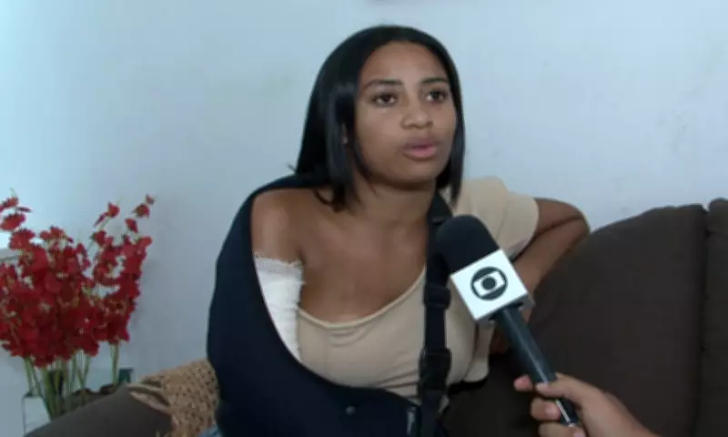 Jovem baleada após discussão por ciúmes recebe alta após 20 dias internada em Feira de Santana