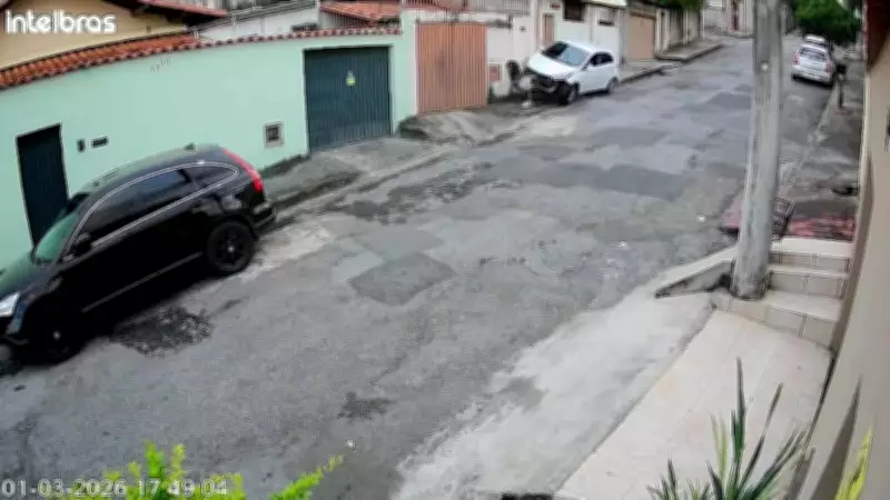 Jovem bêbado pega carro sem autorização e causa acidente em Belo Horizonte