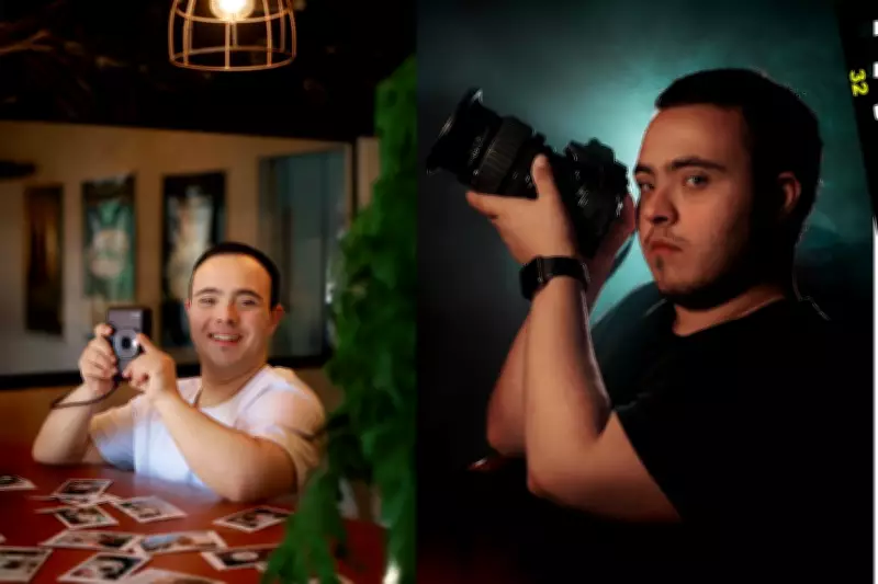 Jovem com Síndrome de Down descobre paixão pela fotografia e almeja carreira profissional