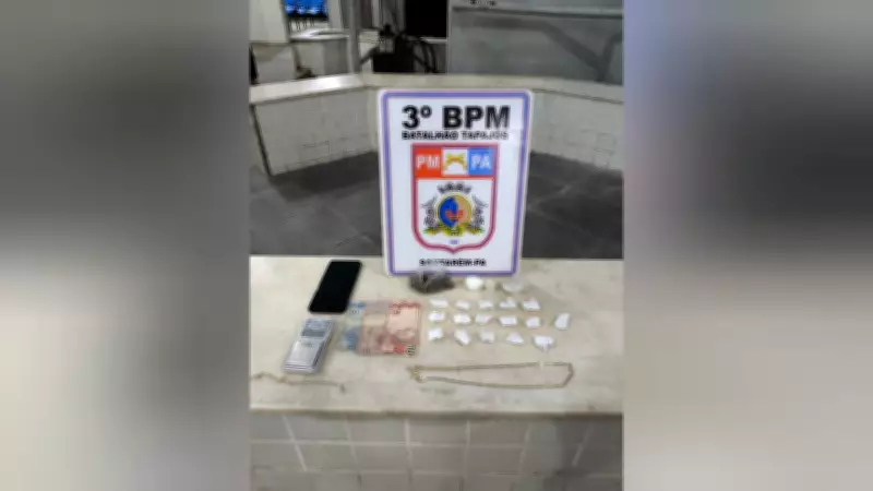 Jovem de 19 anos é preso por tráfico de drogas em Santarém, no Pará