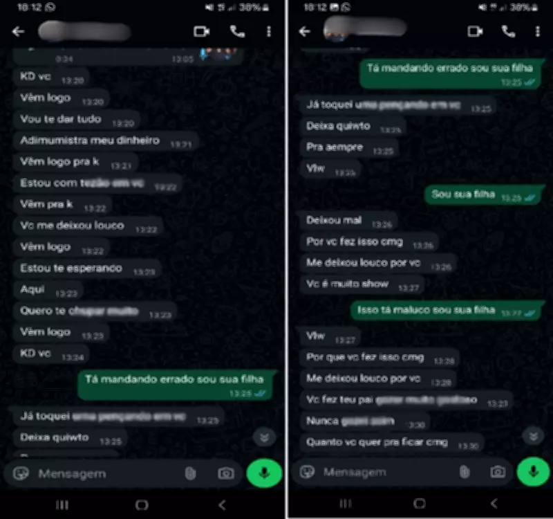Jovem descobre abuso sexual do pai após receber mensagens com teor sexual em Araruama