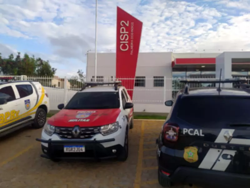 Jovem é preso por roubar carro e esfaquear taxista no pescoço em Palmeira dos Índios