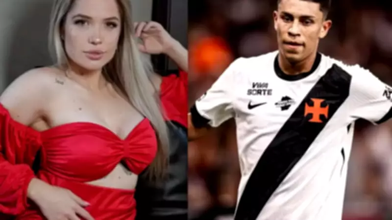 Larissa Ferrari, que denunciou Payet, inicia romance com meia colombiano do Vasco