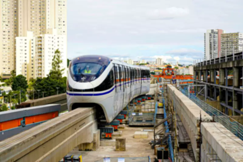 Linha 17-Ouro do Monotrilho em SP será inaugurada oficialmente na próxima terça-feira