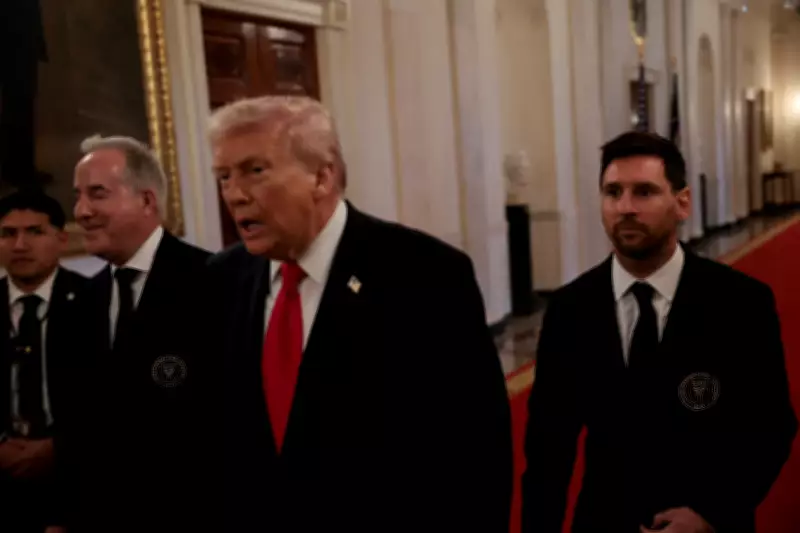 Lionel Messi e Inter Miami são recebidos por Donald Trump na Casa Branca
