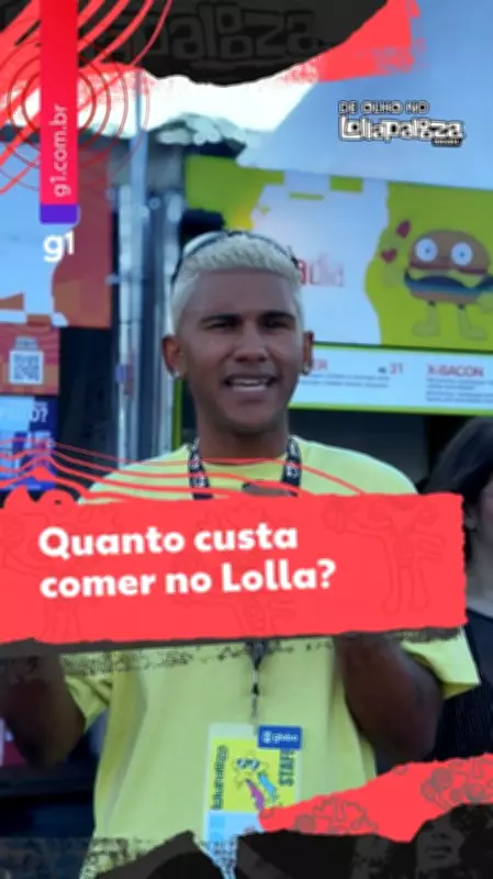 Lollapalooza 2026: Preços da alimentação variam de R$ 17 a R$ 65 no Autódromo de Interlagos