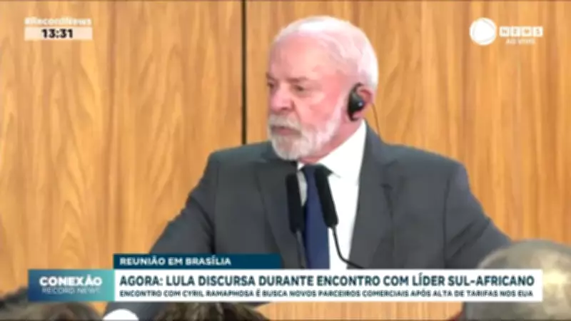Lula discursa sobre parceria com África do Sul em busca de novos mercados
