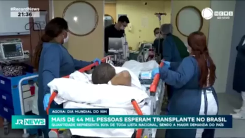 Mais de 44 mil brasileiros aguardam transplante de rim, maior demanda nacional