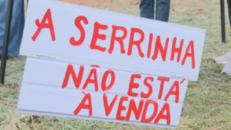 Manifestação na Serrinha do Paranoá pede proteção de área ambiental contra projeto do BRB