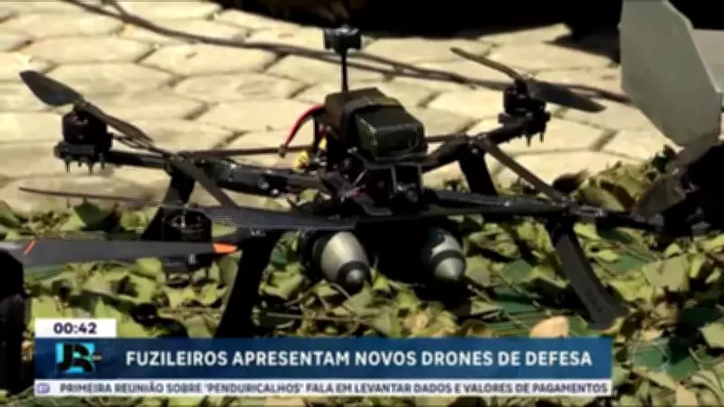 Marinha cria escola de treinamento de fuzileiros navais para operação de drones de combate