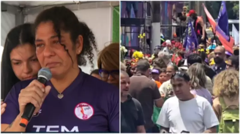 Mãe de vítima de atropelamento brutal cobra Justiça em ato contra feminicídio em SP