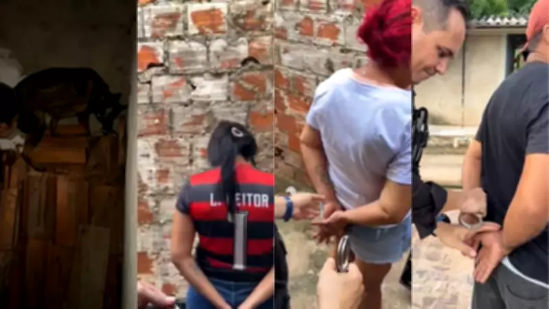 Mãe, filha e companheiro presos por tráfico em Teresina; cadela farejadora encontra drogas escondidas