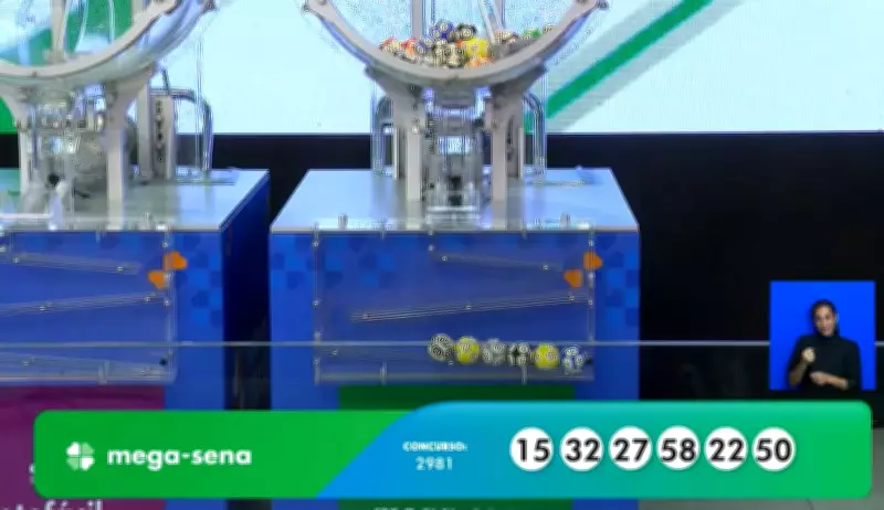 Mega-Sena: confira os números sorteados no concurso 2.981 deste sábado