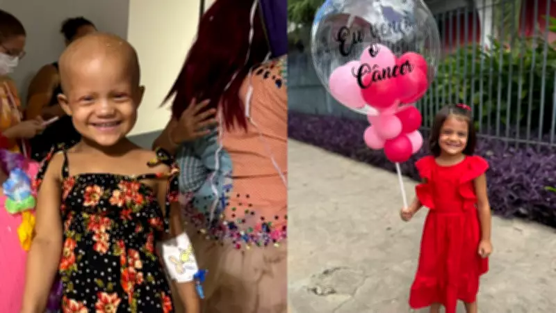 Menina de 4 anos supera câncer raro após três transplantes de medula em Teresina
