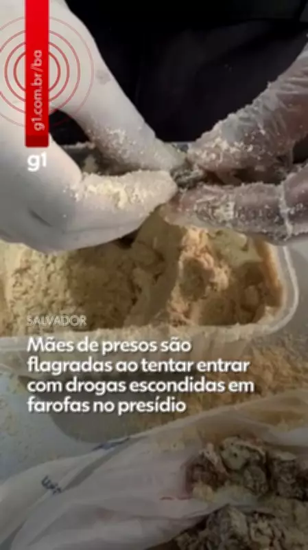 Mães são presas ao tentar entrar com drogas escondidas em farofas em presídio de Salvador