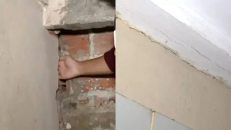 Moradores da Vila da Paz em Teresina temem desabamento de casas após obra inacabada