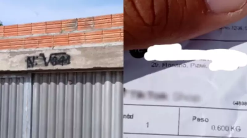 Motoboy encontra casa com número em forma de raiz quadrada e vídeo viraliza no Piauí