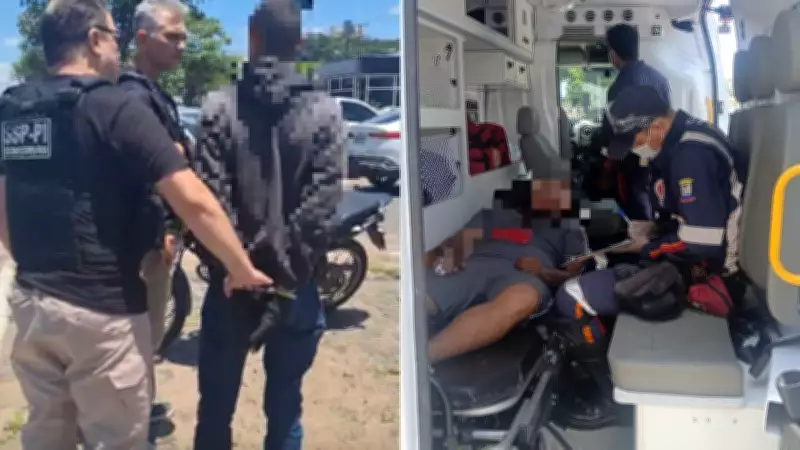 Motociclista de aplicativo é preso após agredir passageiro com pedra em Teresina