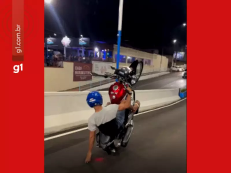 Motociclista flagrado 'dando grau' em viaduto de Rio Branco tem veículo apreendido pela polícia