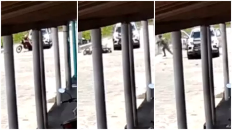 Motociclista é preso após perseguição policial e ser derrubado da moto por viatura no Ceará