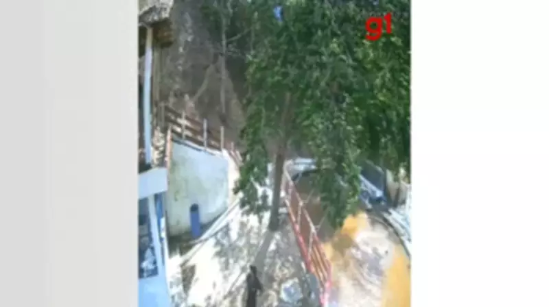 Motorista confunde acelerador com freio e carro de luxo cai em barragem em Senhora do Porto